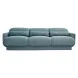 Azalea Powder Blue Velvet 91" Sofa
