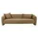 Lou Cafe Au Lait Performance Velvet 91" Sofa
