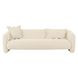 Lou Sandstone Textured Performance Fabric 91" Sofa