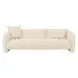 Lou Sandstone Textured Performance Fabric 91" Sofa
