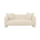 Lou Sandstone Textured Performance Fabric 72" Loveseat