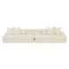 Lulu Cream Boucle Modular 141" Sofa