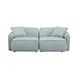 Travie Sea Foam Performance Corduroy Velvet Modular 78" Loveseat