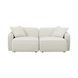 Travie Sand Upcycled Linen Modular 78" Loveseat