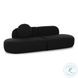 Broohah Black Boucle 95" Modular Sofa
