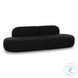 Broohah Black Boucle 95" Modular Sofa