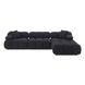 Calliope Black 4 Piece Modular Sectional