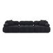 Calliope Black 118" Modular Sofa