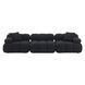 Calliope Black Modular 118" Sofa