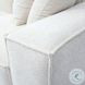 Mindy Cream Chenille Basketweave 116" Modular Sectional