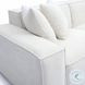 Mindy Cream Chenille Basketweave 116" Modular Sofa