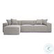 Mindy Taupe Chenille Basketweave 116" Modular Sectional