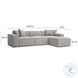 Mindy Taupe Chenille Basketweave 116" Modular Sectional