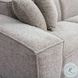 Mindy Taupe Chenille Basketweave 116" Modular Sofa