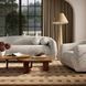 Judy Black and White 80" Sofa