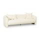 Lou Cream Performance Fabric 91" Sofa