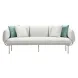 Katti Light Grey Outdoor 85" Sofa