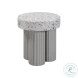 Clover Faux Terrazzo Round Side Table