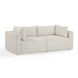 Hangover Cream 81" Outdoor Modular Loveseat