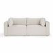 Hangover Cream 81" Outdoor Modular Loveseat