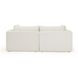 Hangover Cream 81" Outdoor Modular Loveseat