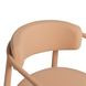Annika Peach Performance Fabric Upholstered Outdoor Dining Chair