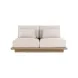 Mora Cream Outdoor 65" Sofa