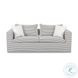 Salty Black Striped Outdoor Sofa