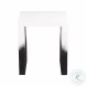 Matra Black and White End Table