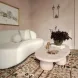 Rahul Cream Free Form Coffee Table