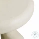 Maddie Cream Textured Side Table