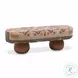 Rizi Textured Wool Upholstered Bench