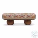 Rizi Textured Wool Upholstered Bench