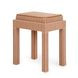 Kora Terracotta Upholstered Accent Stool