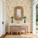 Kora Terracotta Upholstered Accent Stool