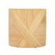 Matea Natural Round Cross Side Table