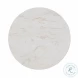 Chip White Marble Print Side Table
