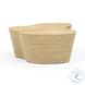 Slab Natural Seagrass Free Form Coffee Table