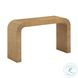 Hump Natural Rectangular Console Table