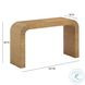 Hump Natural Rectangular Console Table