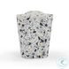 Slab Terrazzo Black and White Side Table