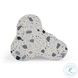 Slab Terrazzo Black and White Side Table