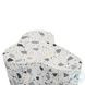 Slab Terrazzo Black and White Side Table