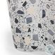 Slab Terrazzo Black and White Side Table
