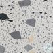 Slab Terrazzo Black and White Side Table