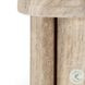 Sheila Travertine Textured Round Concrete Side Table