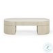 Bella Cream Oval Large Storage Coffee Table
