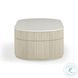 Bella Cream Oval Large Storage Coffee Table
