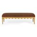 Oodle Bronze Performance Fabric Upholstered Bed Bench
