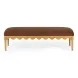 Oodle Bronze Performance Fabric Upholstered Bed Bench